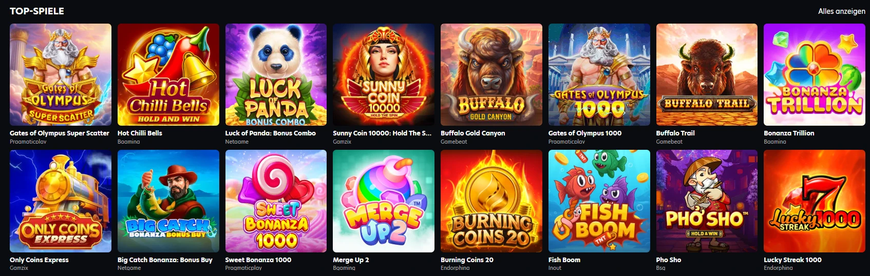 Top Neospin Casino Games